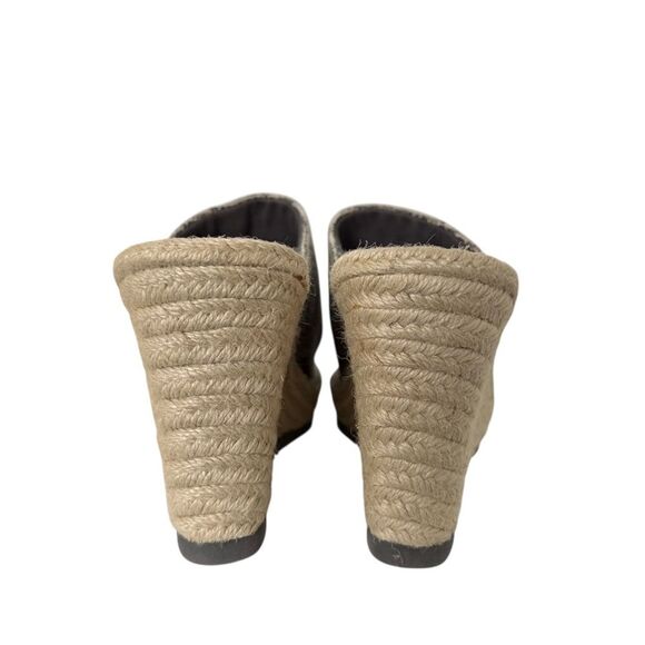 Toms Monica Mule Snakeskin Wedge Sandals size 10 - Picture 5 of 9